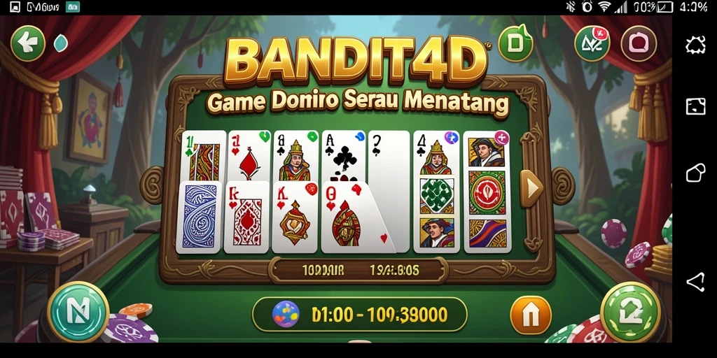 Tampilan gameplay BANDIT4D yang menegangkan dan seru.