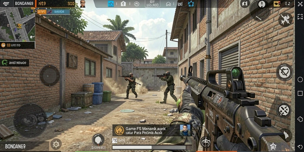 Tampilan aksi seru dalam gameplay BONDAN69 yang mendebarkan.