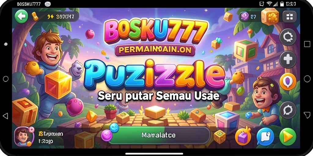 Gameplay seru dari BOSKU777 yang menampilkan teka-teki menarik.