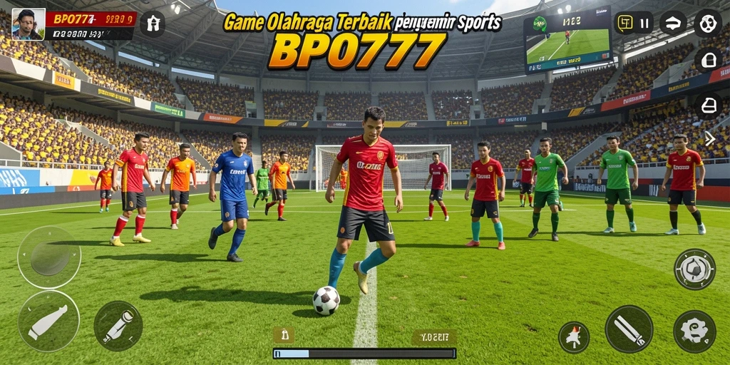 Tampilan gameplay BPO777 yang intens dan menarik di arena olahraga.