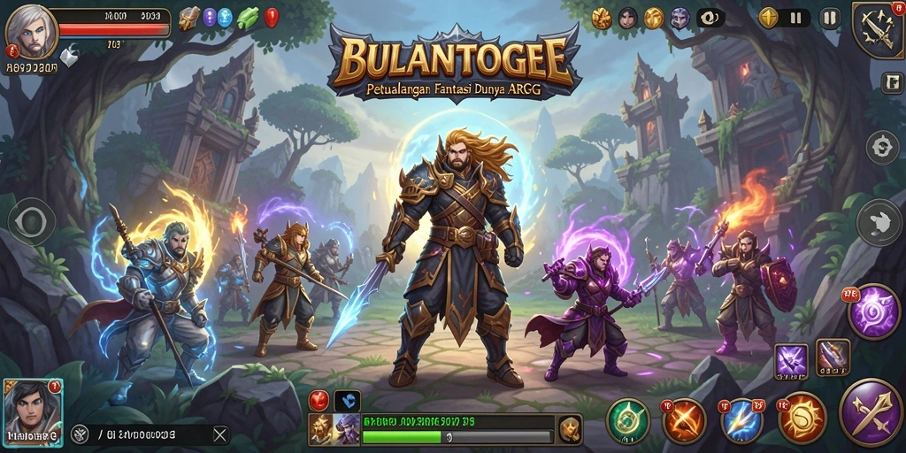 Tangkapan layar gameplay aksi dari BULANTOGEL yang mendebarkan.