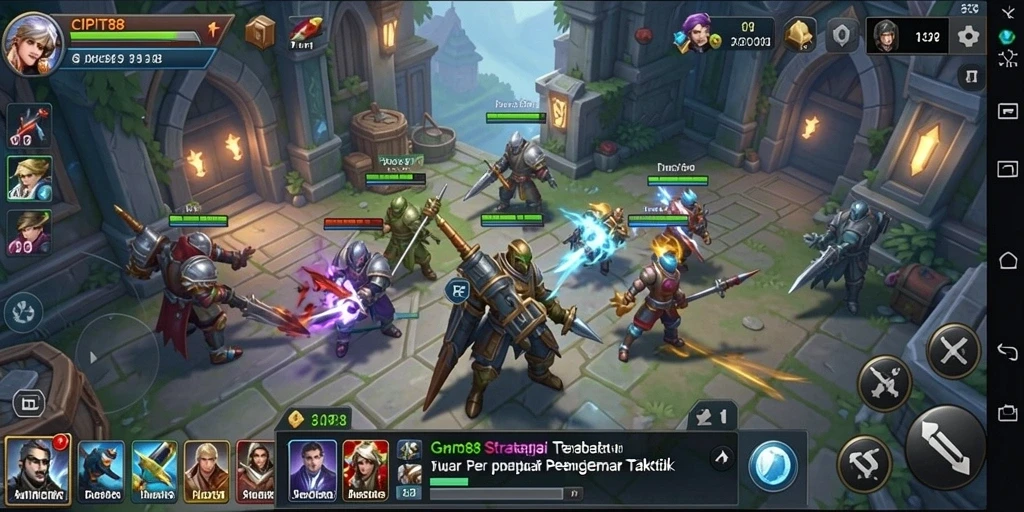 Tangkapan layar gameplay <strong>CIPIT88</strong> menampilkan momen strategis yang mendebarkan.