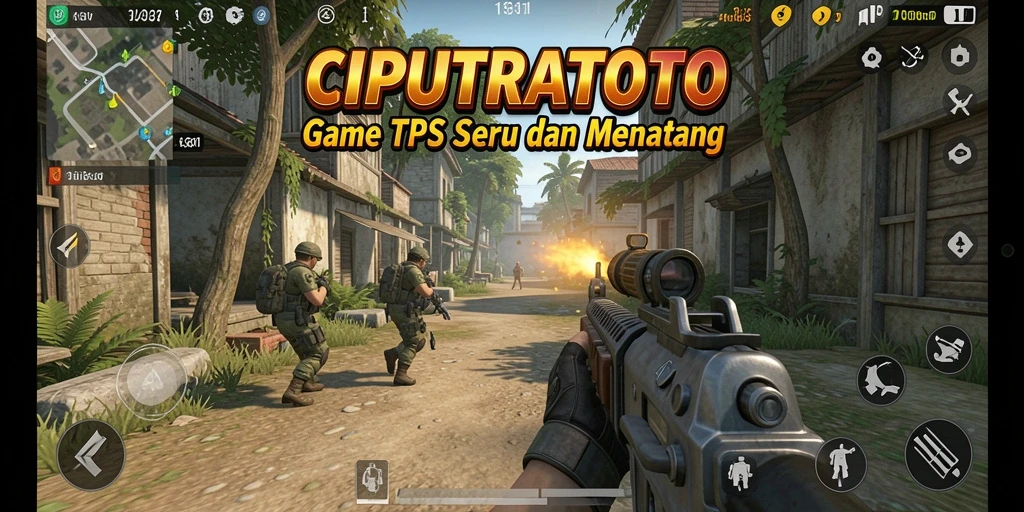 Gameplay seru di CIPUTRATOTO yang menampilkan aksi TPS.