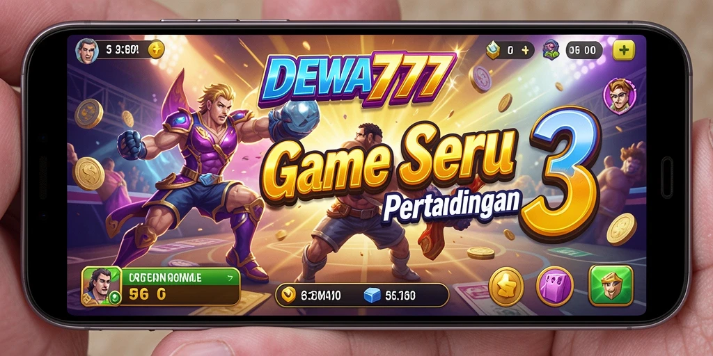 Tampilan menarik dalam gameplay DEWA777 Match-3.