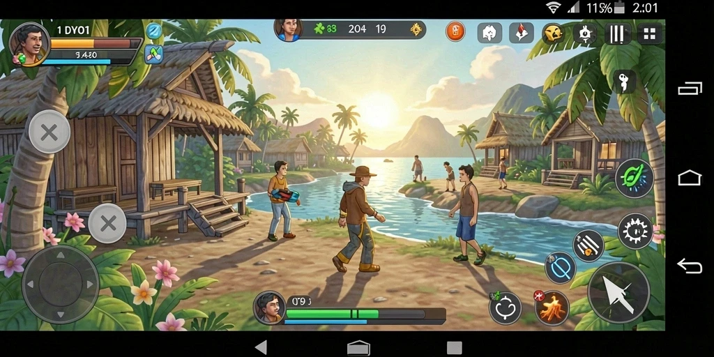 Cuplikan gameplay DYO1 yang menarik dan penuh warna.