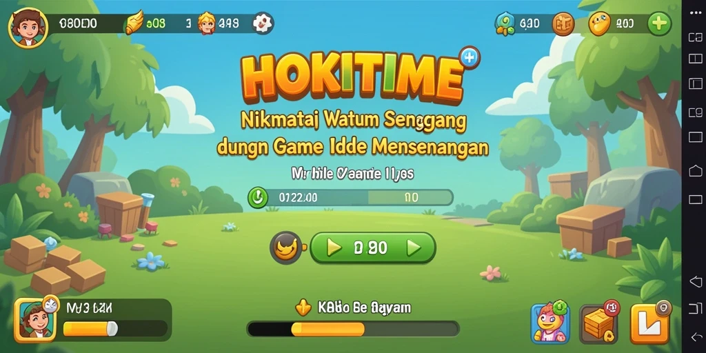 Tampilan gameplay HOKITIME yang menawan dan menyenangkan.