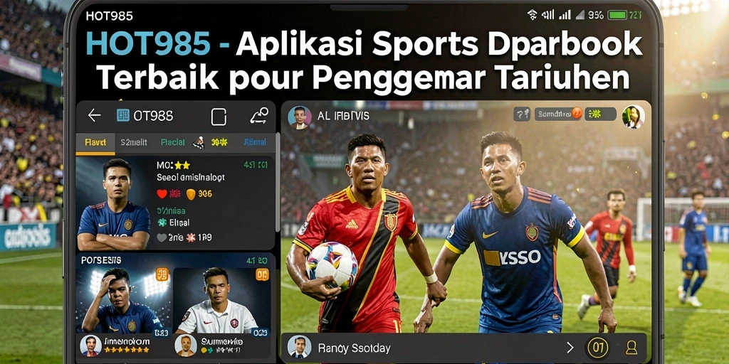 Tampilan gameplay Sportsbook yang menarik dan interaktif dari HOT985.