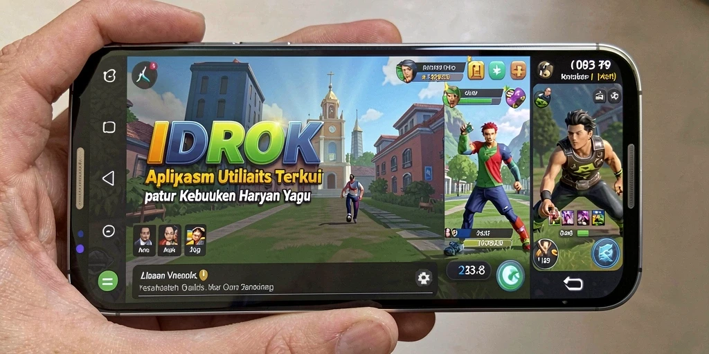 Tampilan antarmuka IDROK yang intuitif dan ramah pengguna.