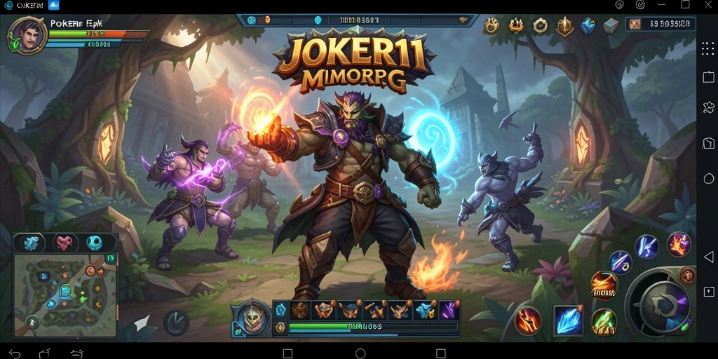 Tampilan menarik dari gameplay JOKER11 dalam dunia MMORPG.