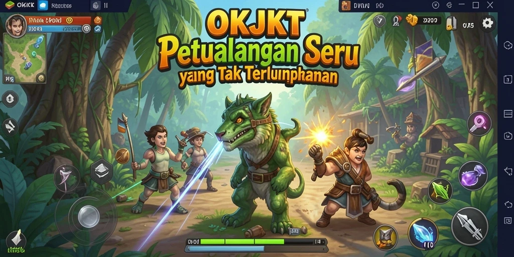 Gameplay seru dalam dunia petualangan yang mendebarkan.