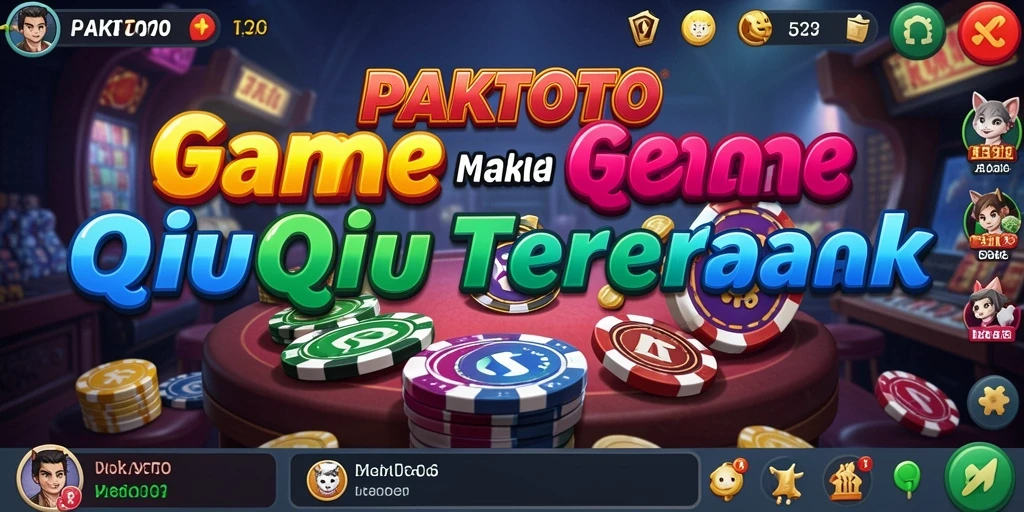 Tampilan gameplay seru dalam permainan QiuQiu.