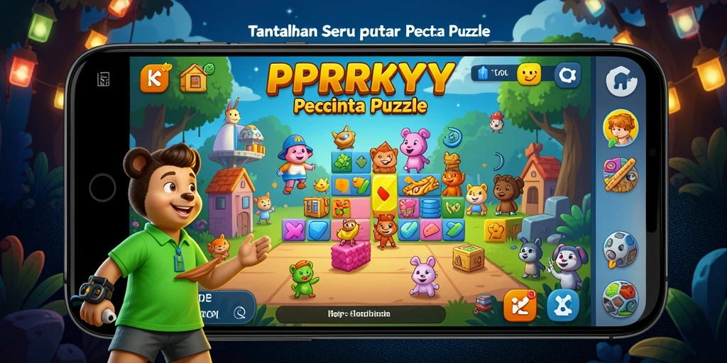 Tangkapan layar menunjukkan gameplay menantang dari PPRRYY.