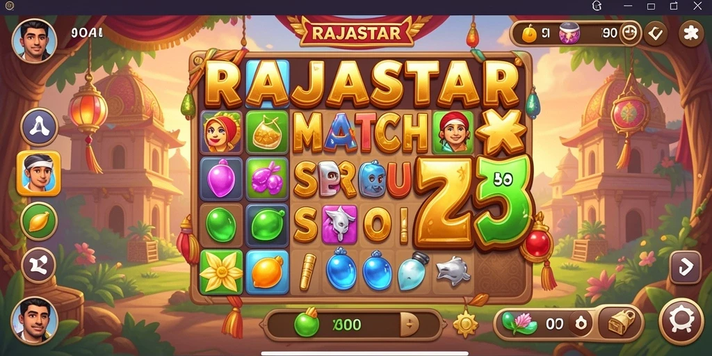 Tangkapan layar gameplay <strong>RAJASTAR</strong> yang menunjukkan momen menantang dalam permainan Match-3.