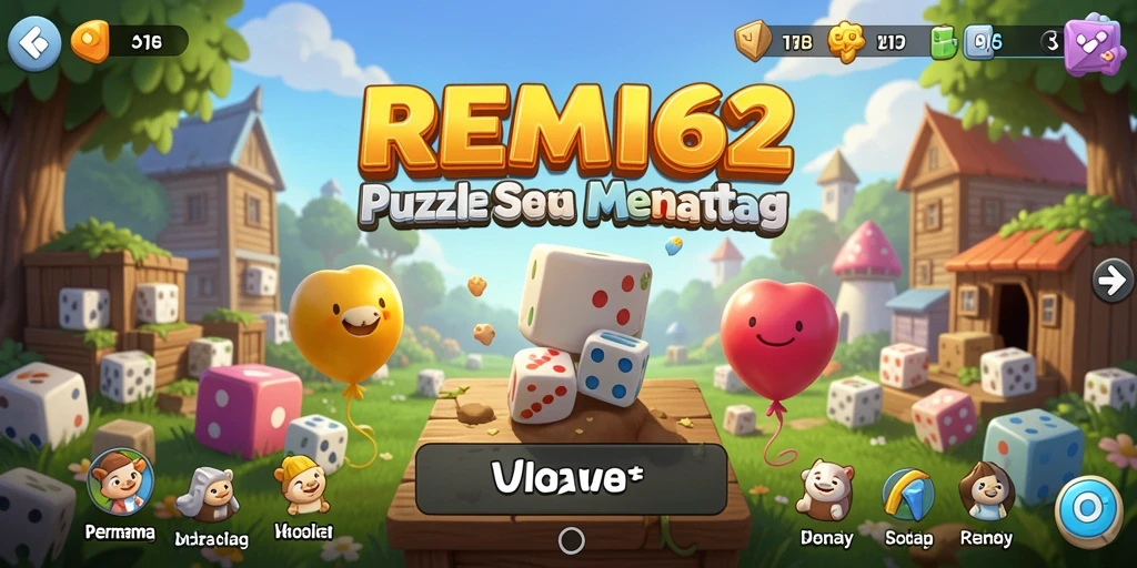 Gameplay seru dan menantang dalam REMI62.