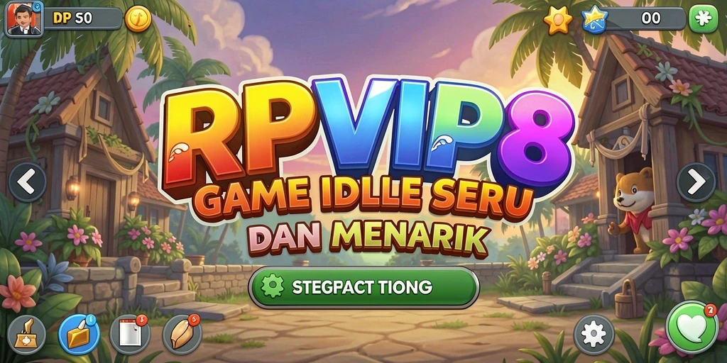 Tampilan menarik dari gameplay RPVIP8 yang penuh warna.