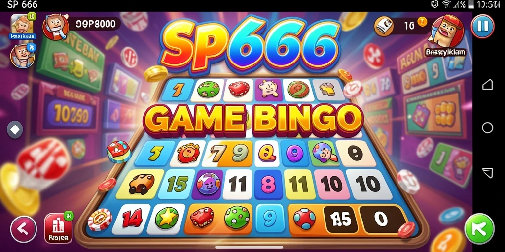 Tampilan gameplay SP666 dengan suasana Bingo yang mengasyikkan.